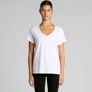 Wo's Maple V Neck Tees