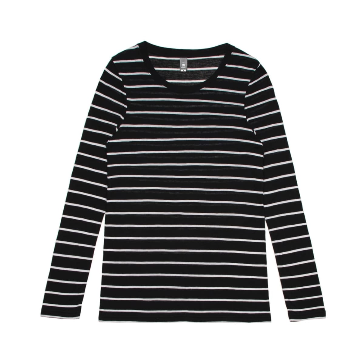 Wo's Fine Stripe L/S Tees