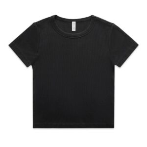 Wo's Faded Organic Rib Tees