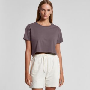 Wo's Faded Crop Tees