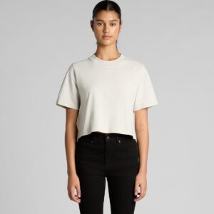 Wo's Heavy Faded Crop Tees
