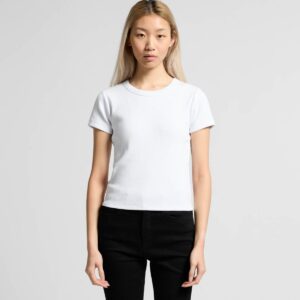 Wo's Organic Rib Tees