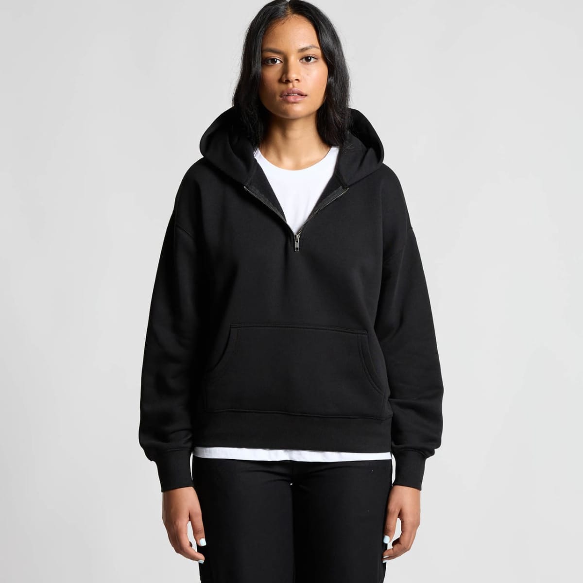 Wo's Relax Half Zip Hoodies