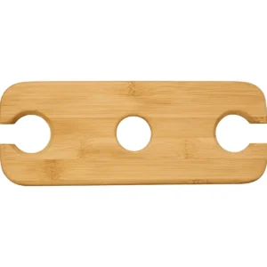 Bamboo Wine Bottles & Glasses Carriers
