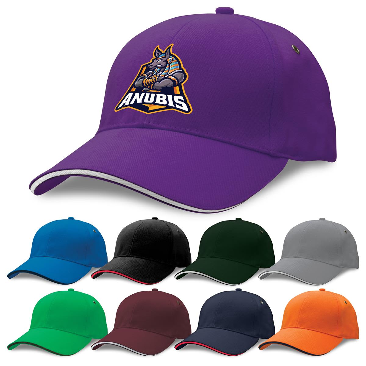 Brimmed Peak Caps