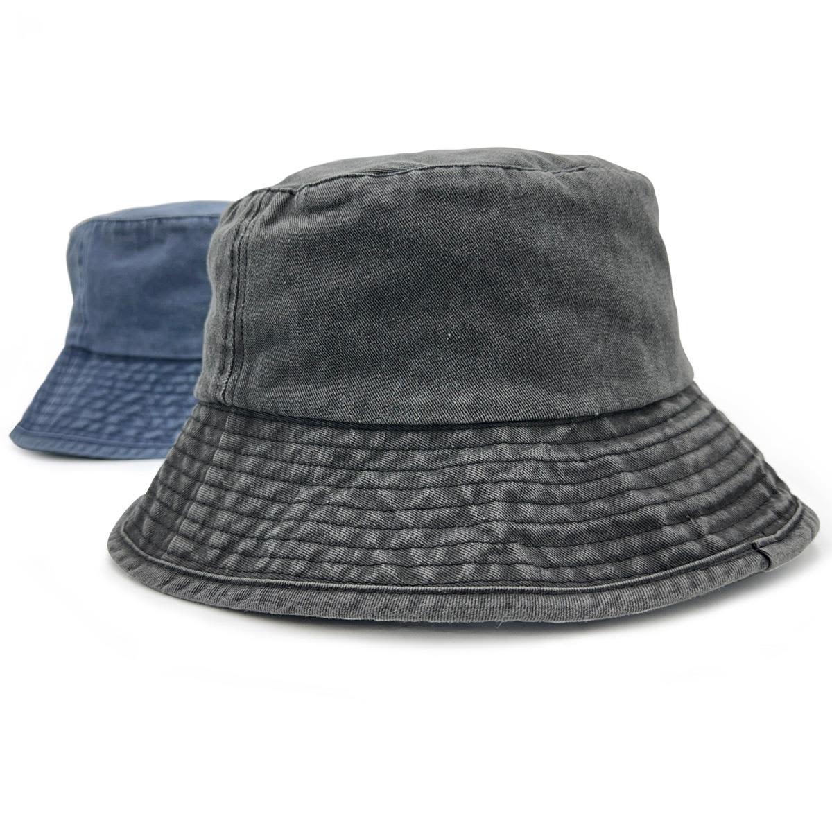 Stone Washed Bucket Hats