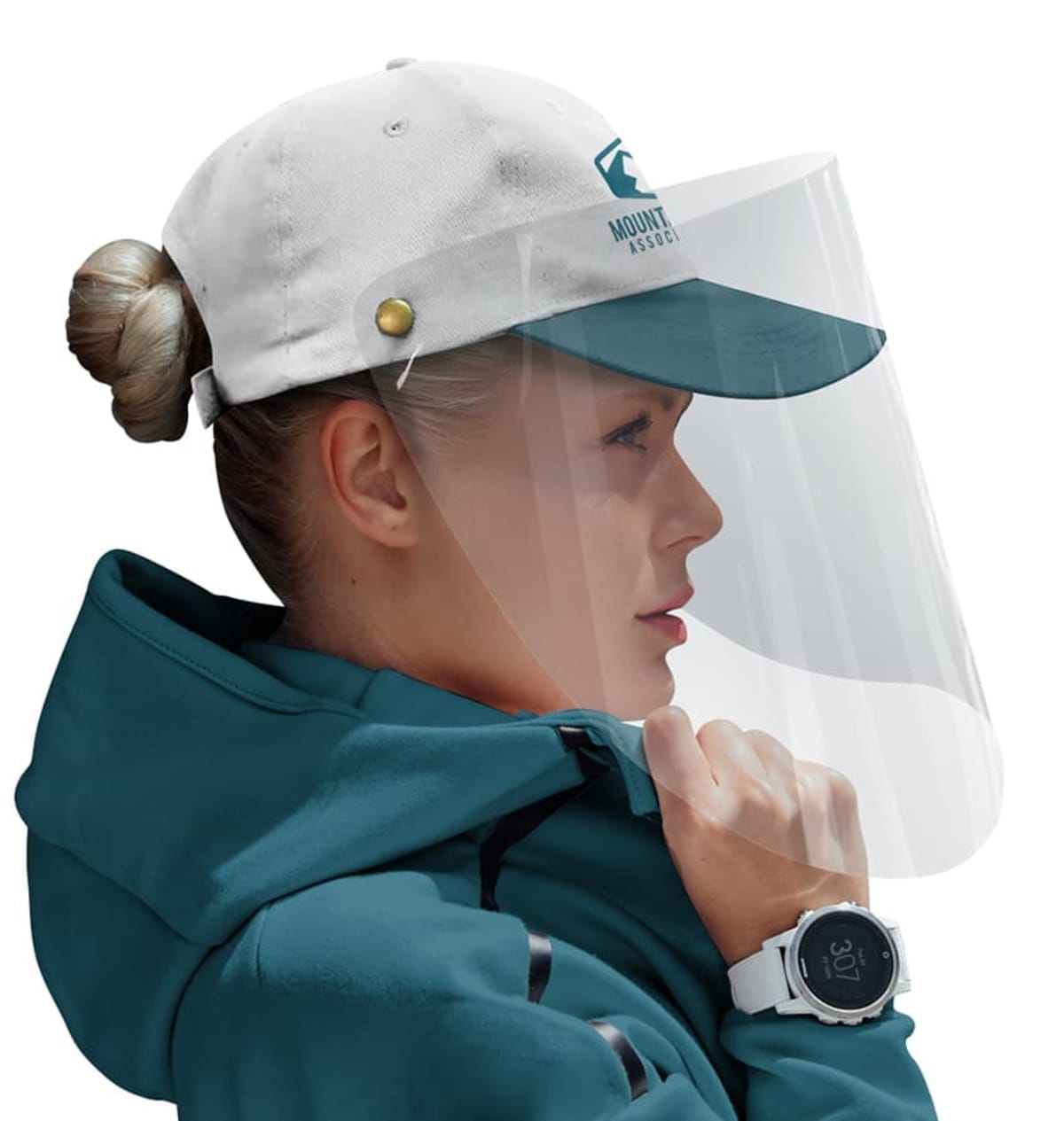 Cap With Protective Visor (Embroidery)