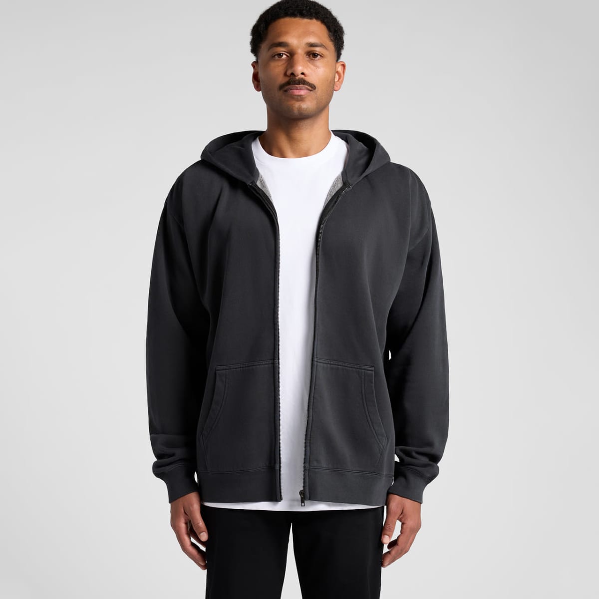 Relax Faded Zip Hoodies