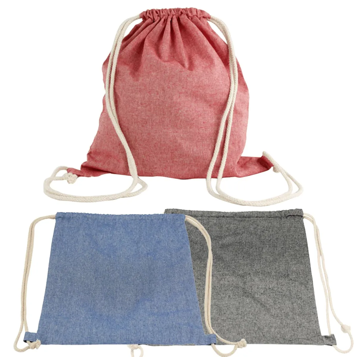 Macaron Custom Dyed Drawstring Bags