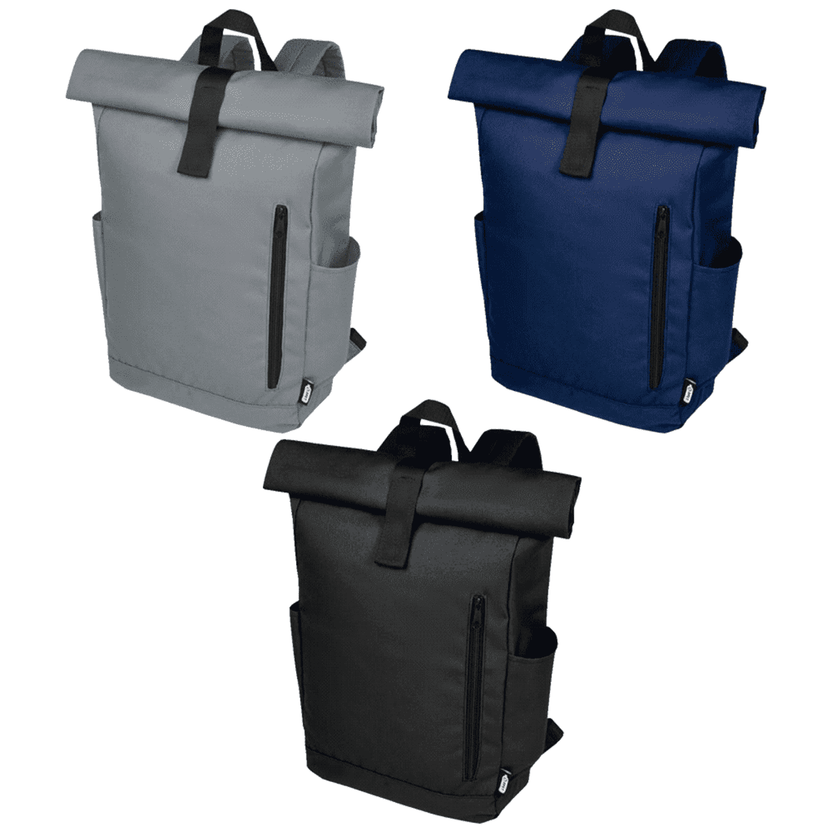 Byron 15.6" Grs Rpet Roll-Top Backpack 18L