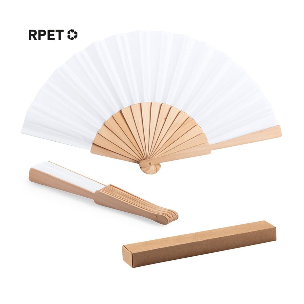 Recycled Pet Eco Branded Hand Fans