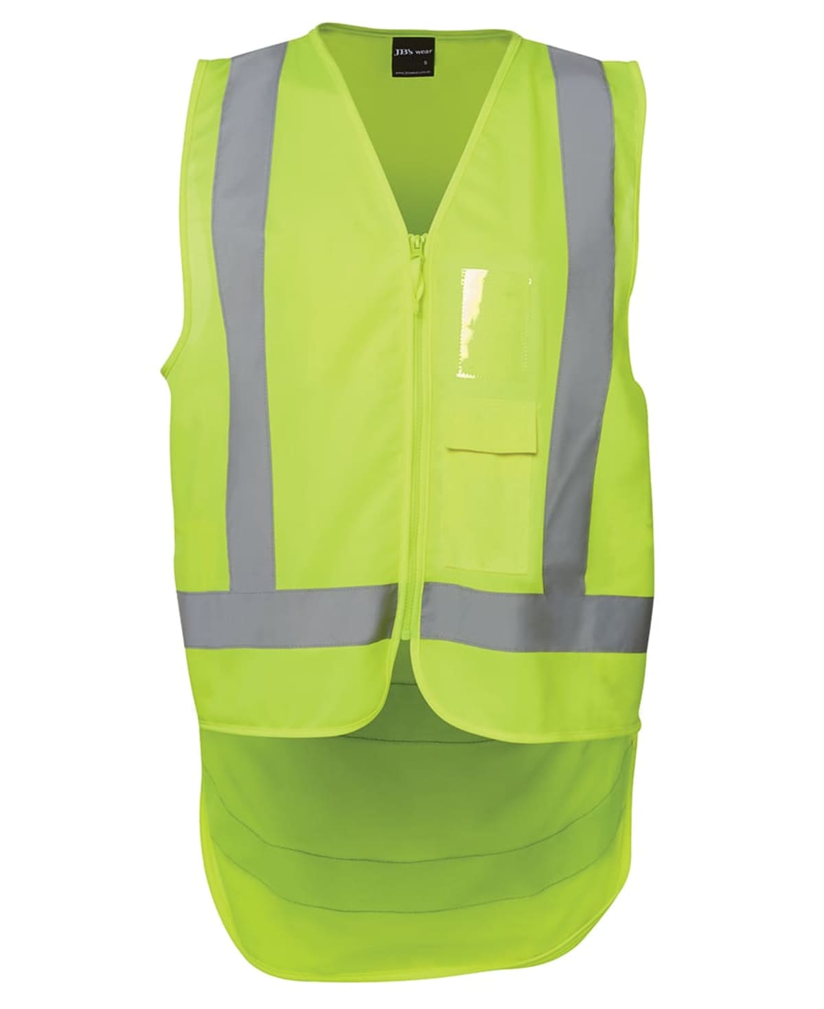 Hi Vis Safety Drop Tail H Pattern (D+N) Vests