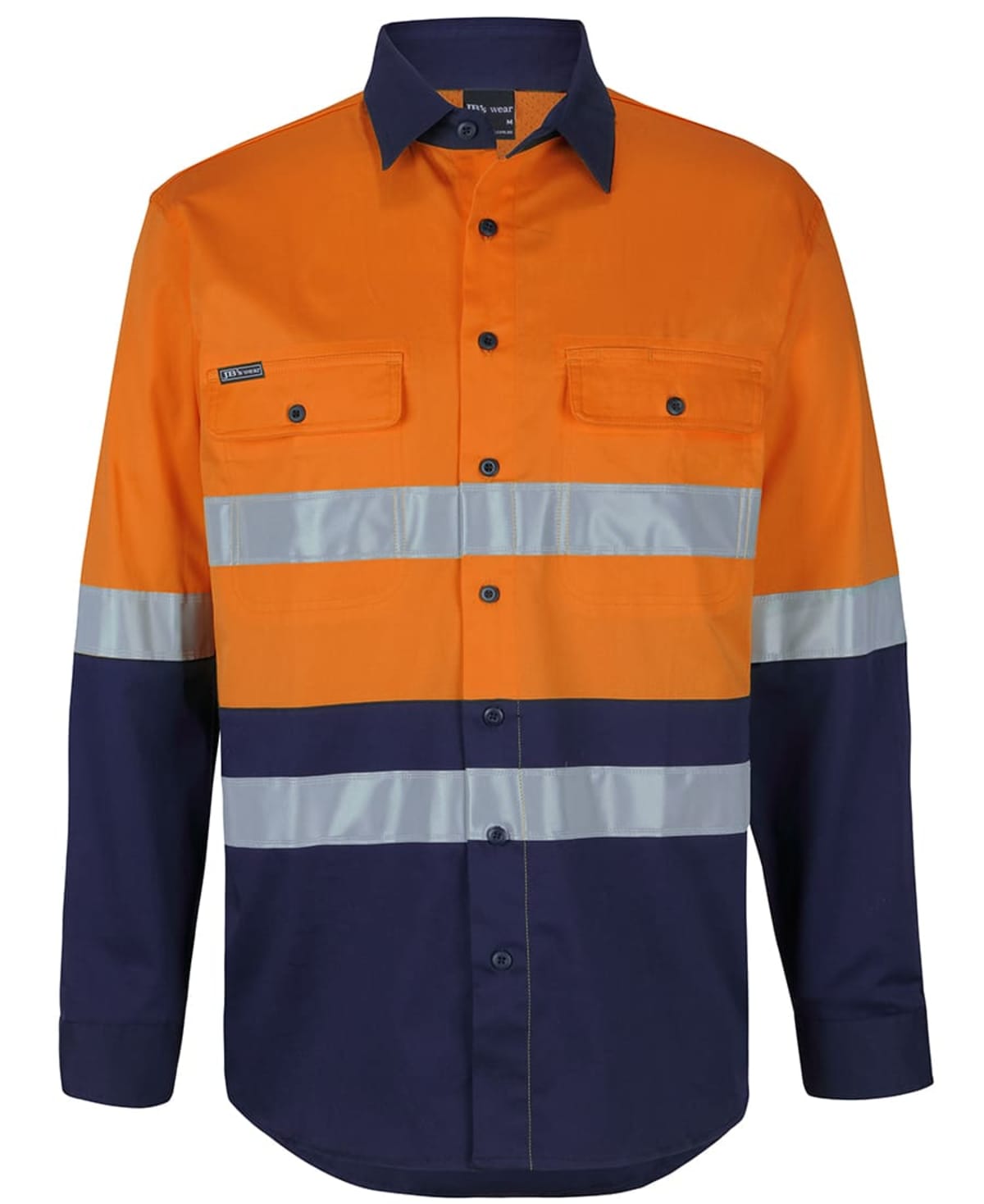 Hi Vis (D+N) L/S Taped Safe Stretch Shirts