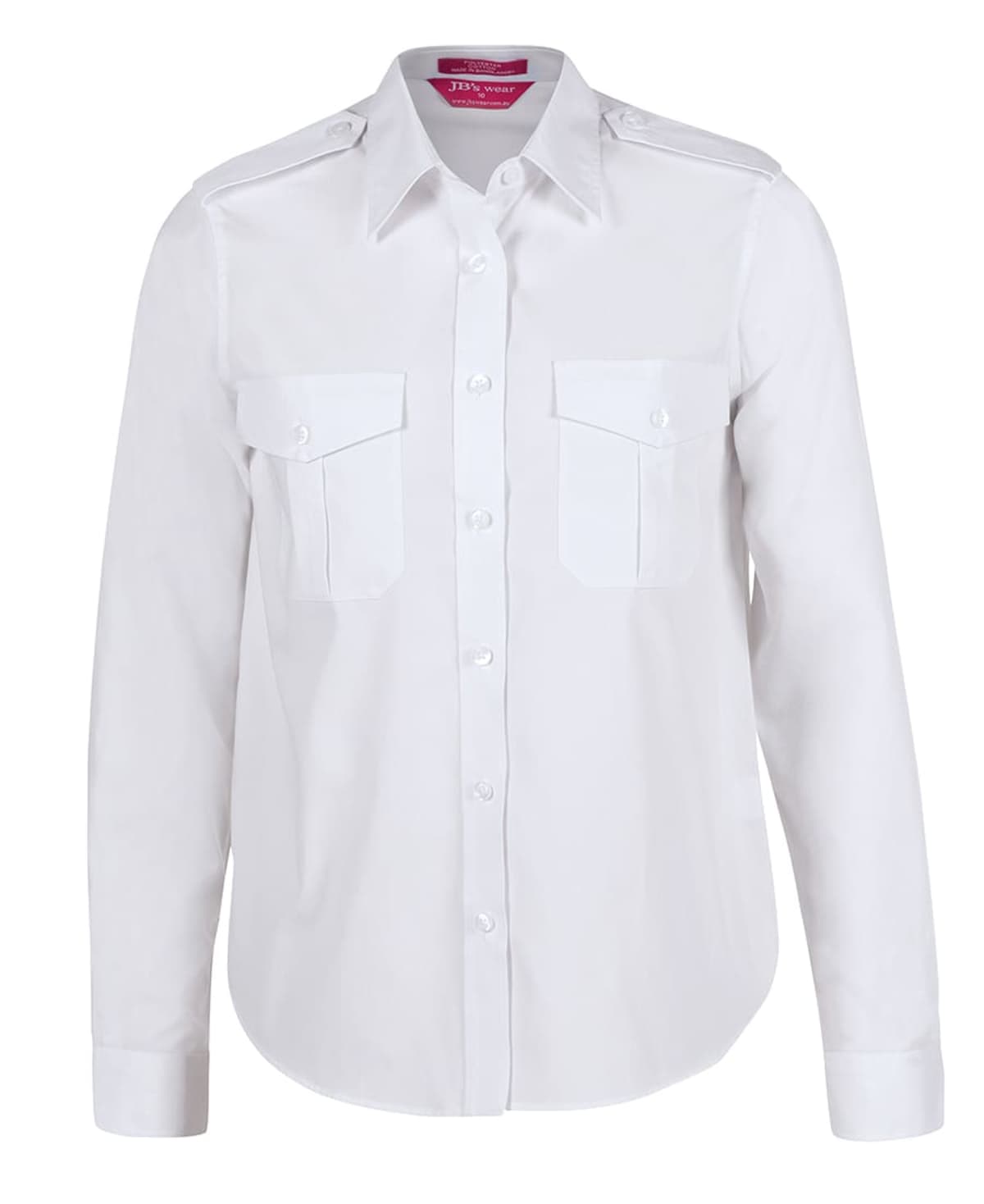 Ladies Professional Long Sleeve Epaulette Shirts