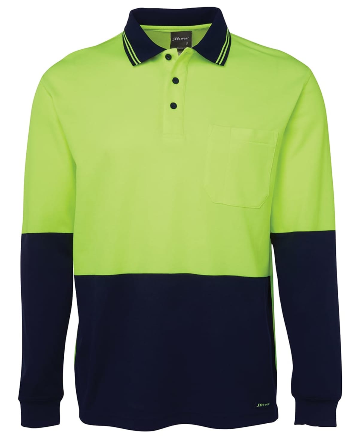 Hi Vis Guard Cotton Back Polo - Long Sleeves