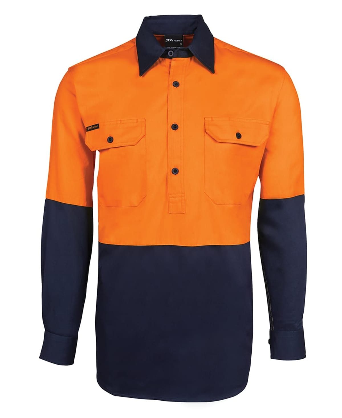 Hi Vis Pro Shield Close Front 190G Work Shirt