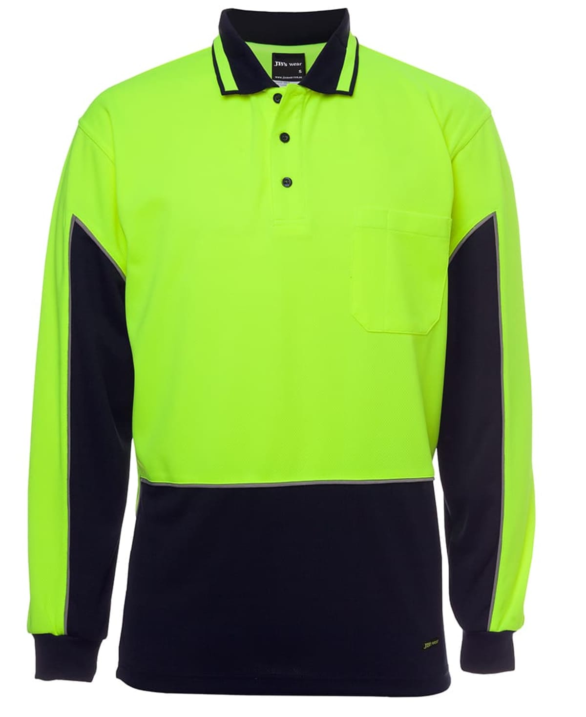 Hi Vis Long Sleeve Active Polos