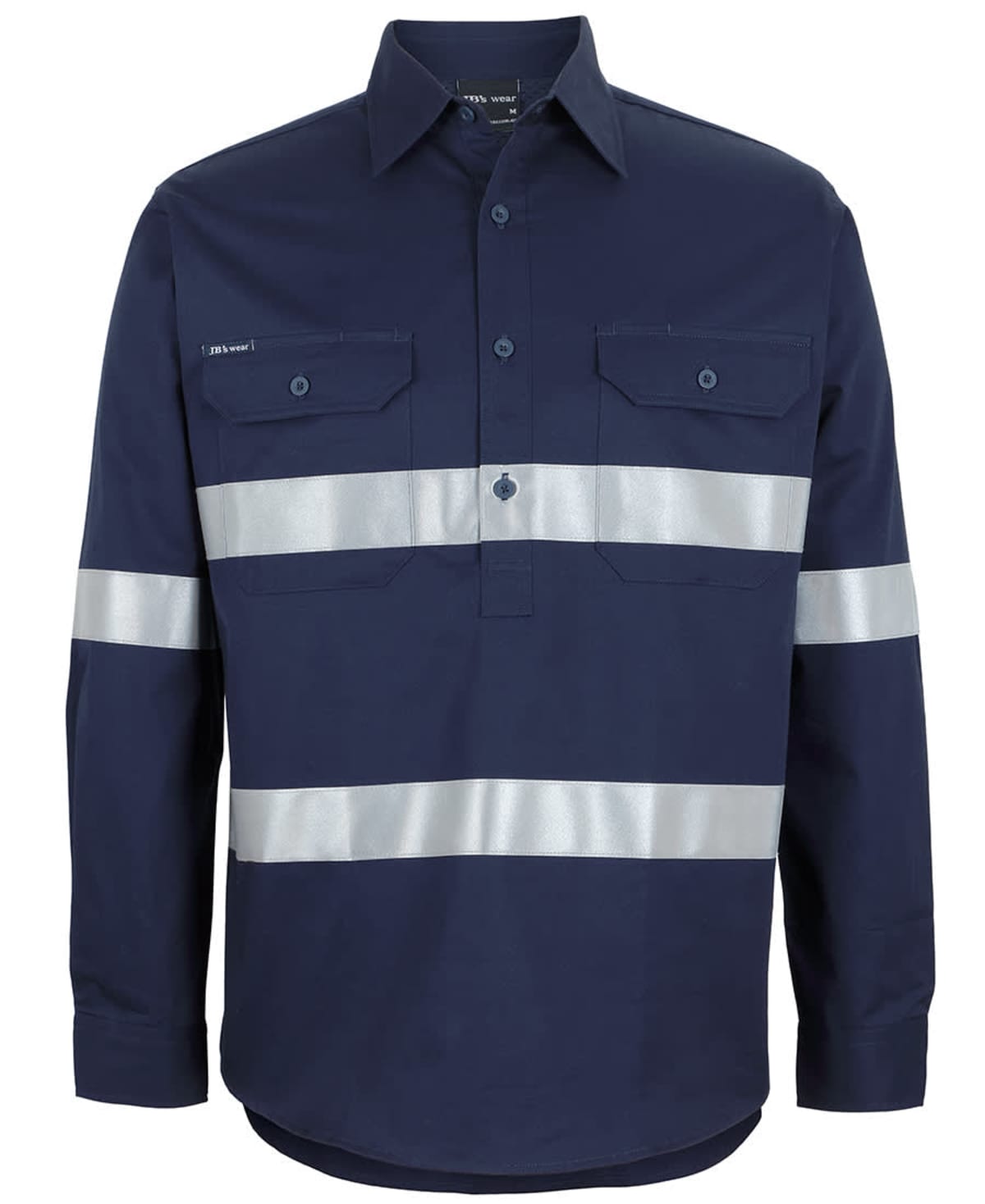 Front Secure Long Sleeve 150G Reflective Shirt
