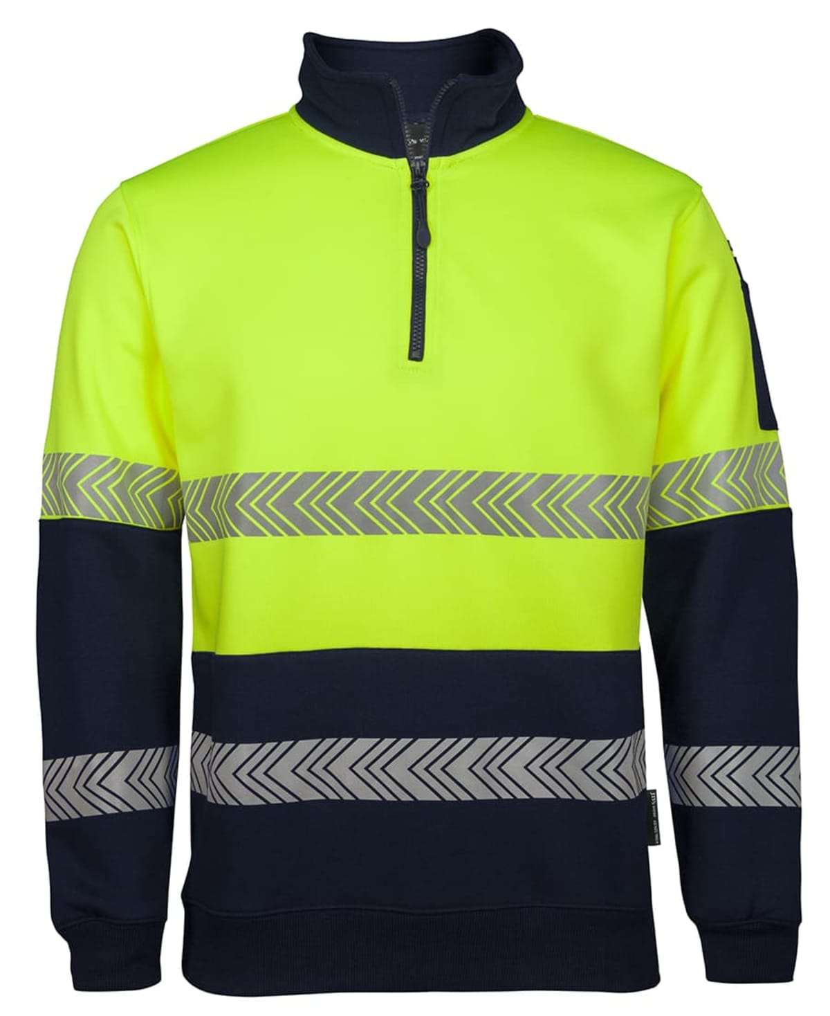 Hi Vis Half Zip Comfort Tape Fleece