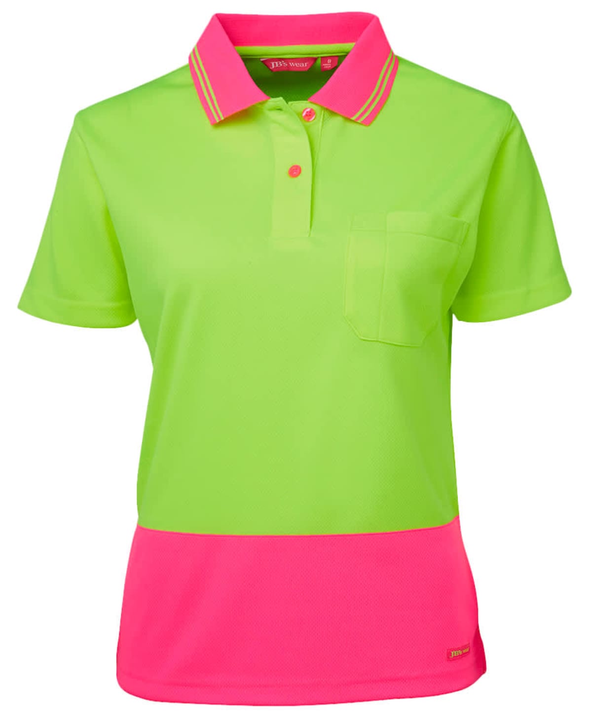 Ladies Hi-Vis Comfort Fit Short Sleeve Polos