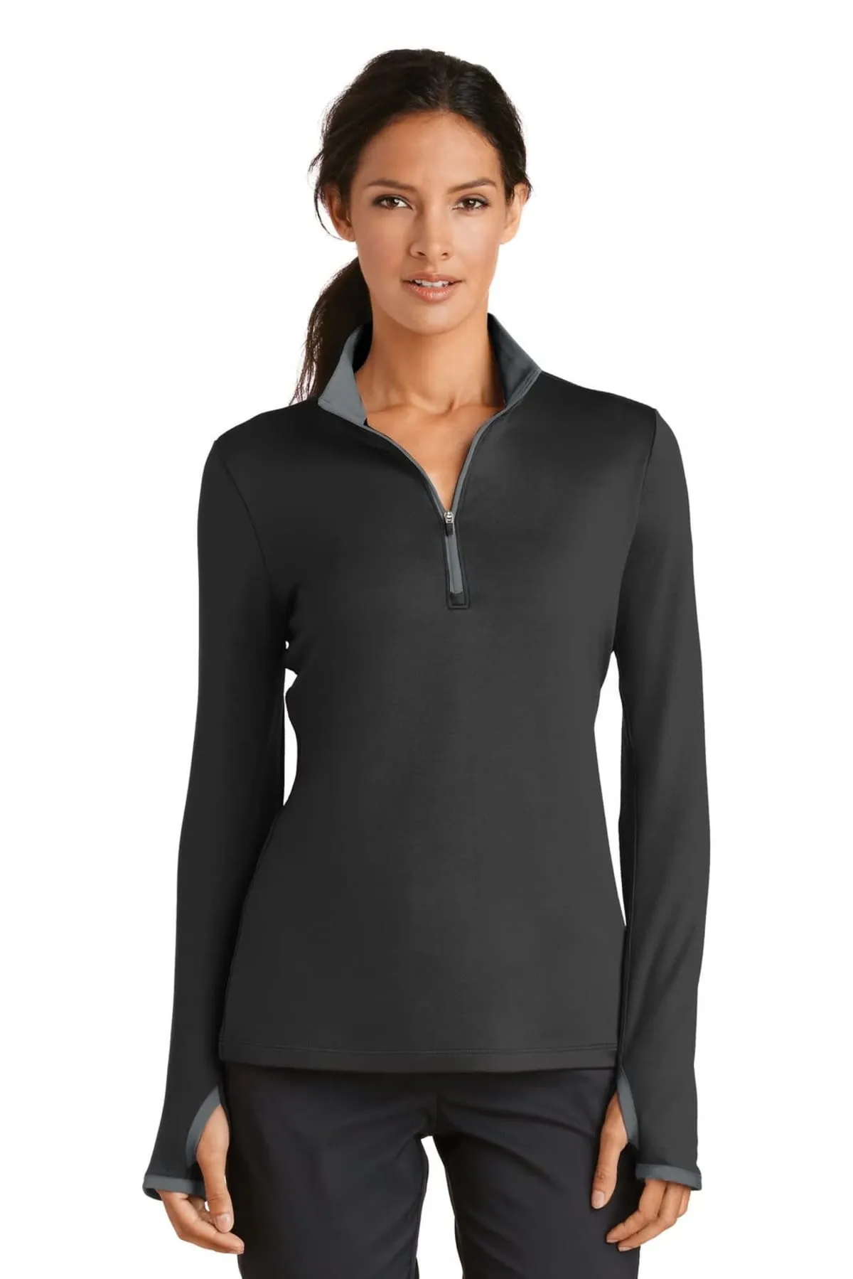 Nike Ladies Dri-Fit Stretch 1/2-Zip Cover-Ups