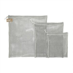 Recycled Cotton Mesh Cinch Pouch Sets