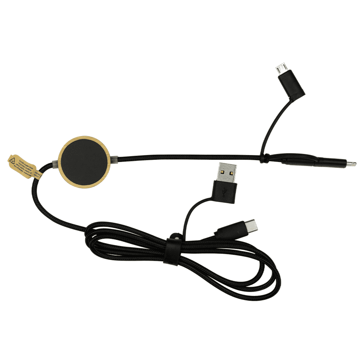 Recycled 6 In 1 Cable - With Micro Adaptor 120Cm