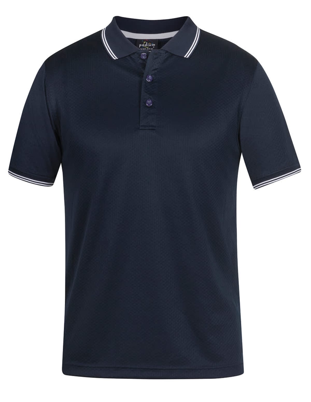 Prestige Jacquard Contrast Polos