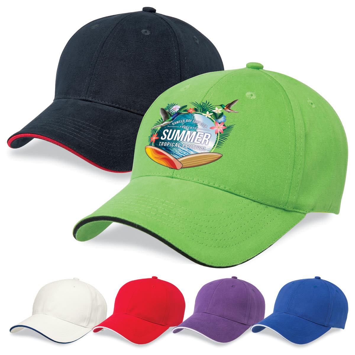Ultra-Soft Contrasting Peak Caps