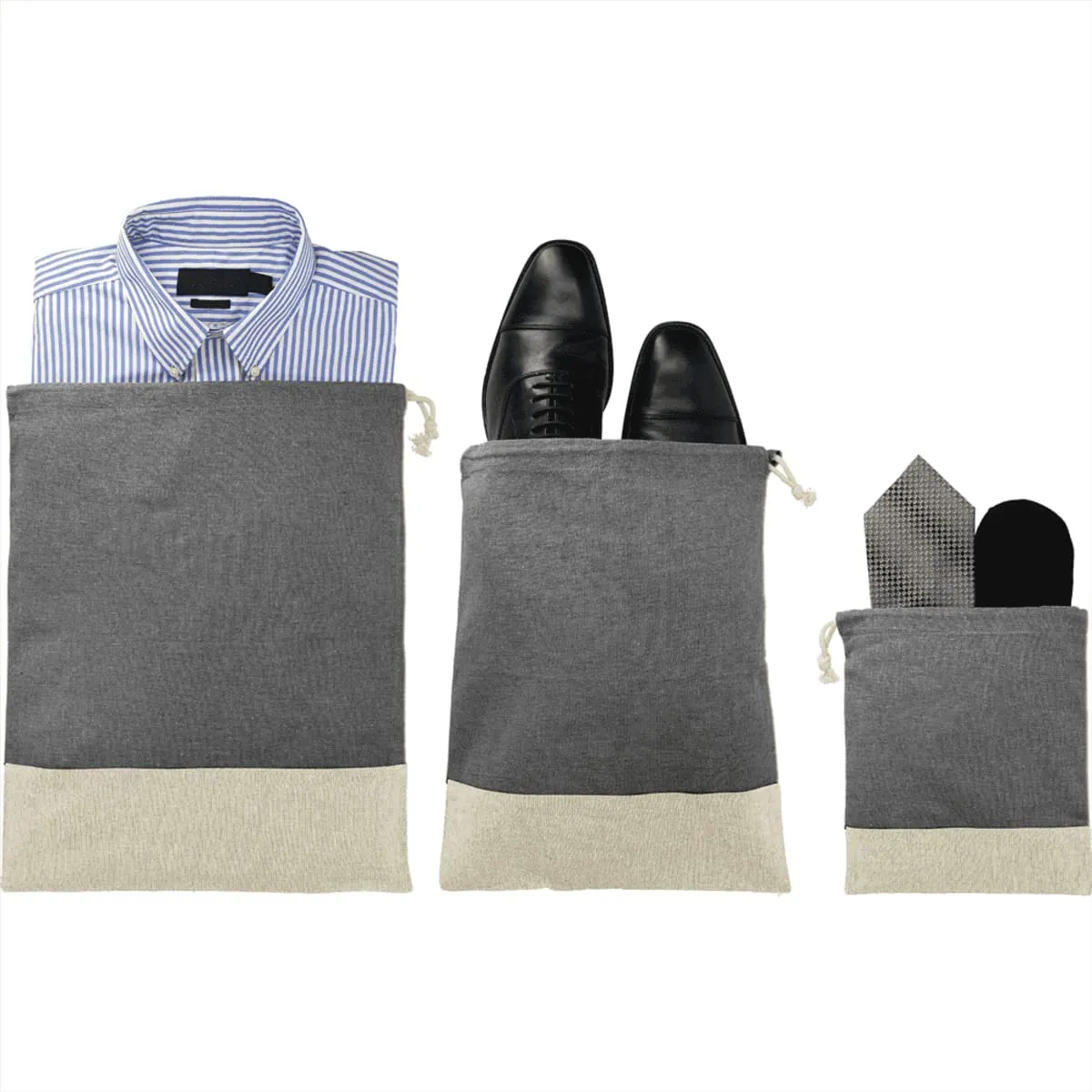 Griffith Recycled 3Pc Travel Pouches Sets
