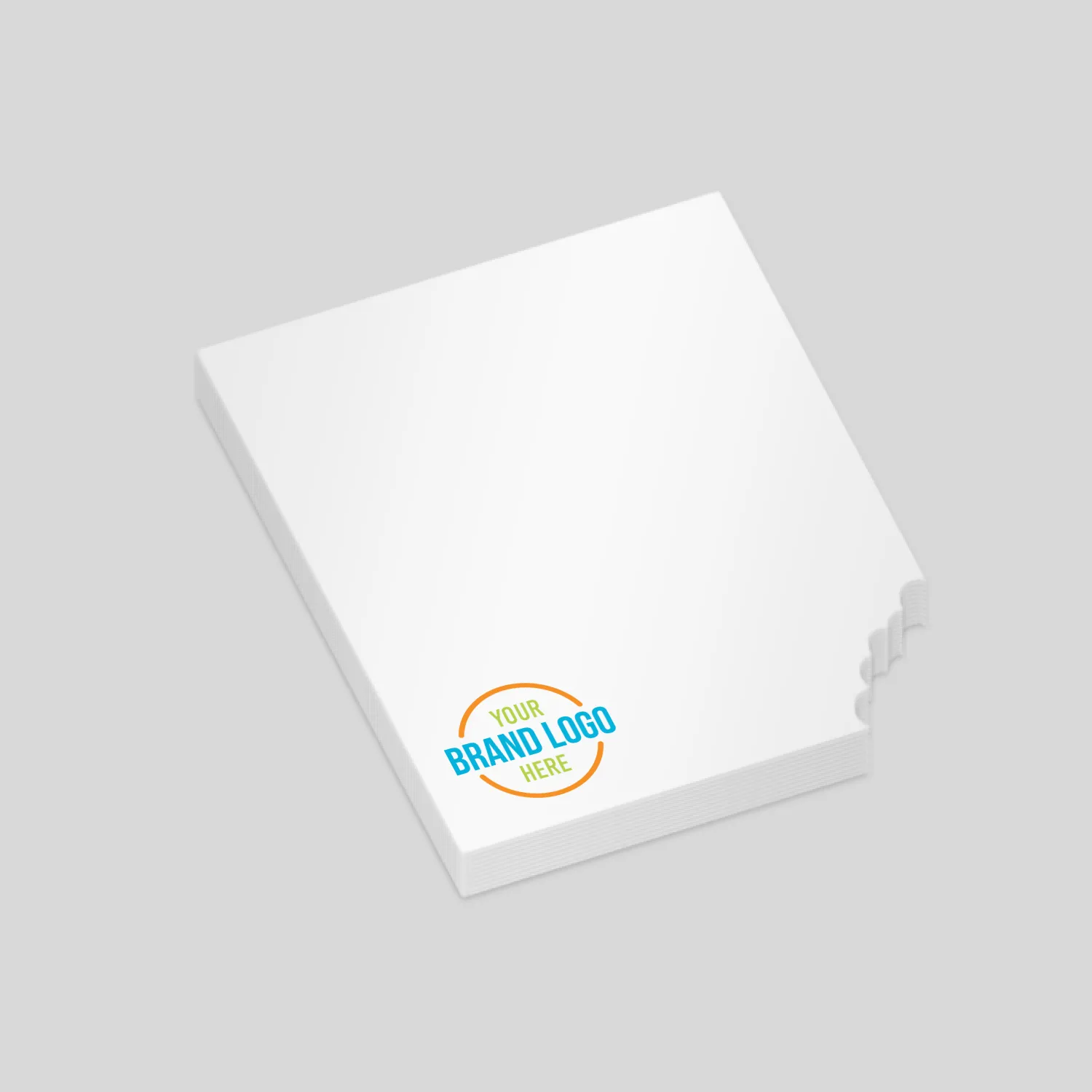 Corner Bite Custom Sticky Notes