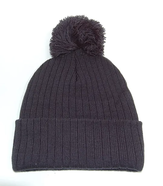 Acrylic Beanies With Pompon