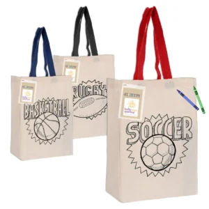 Maddie Colouring Calico Trade Show Bags - rush