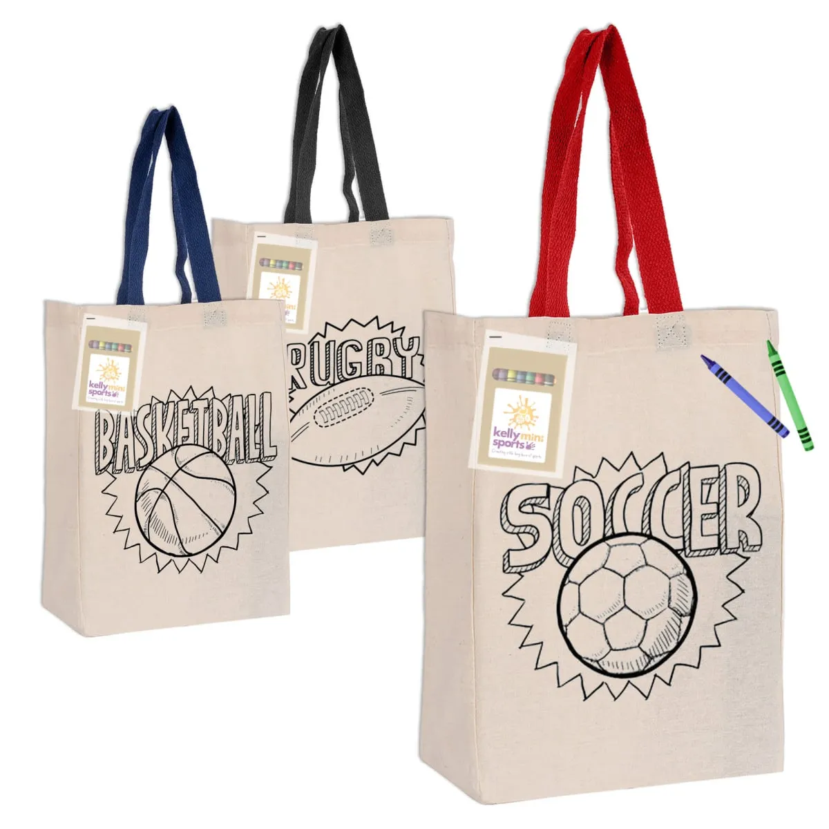 Maddie Colouring Calico Trade Show Bags - rush