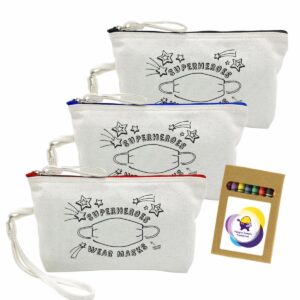Terre Colouring Canvas Cosmetic Bags - rush