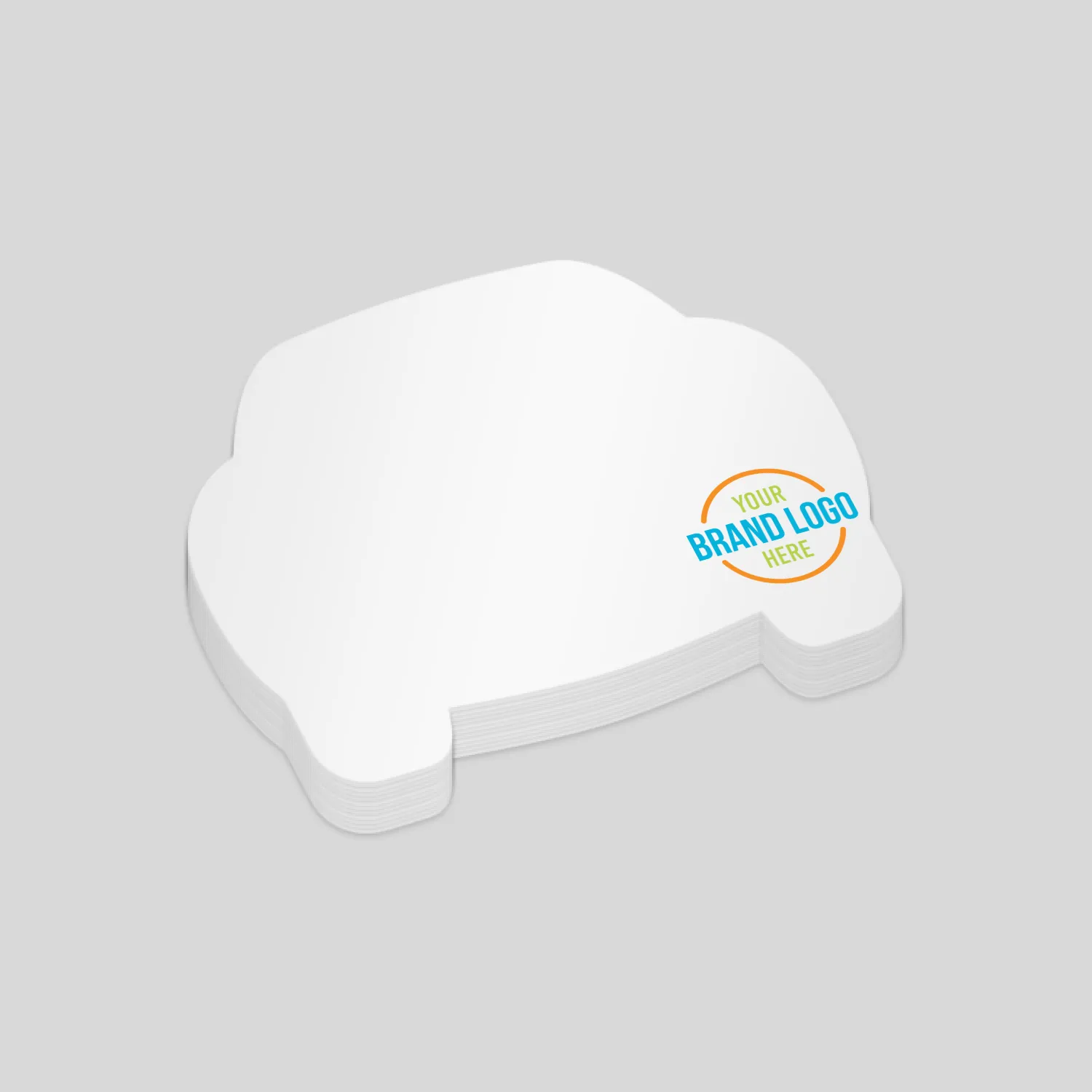 Car Silhouette Custom Sticky Notes