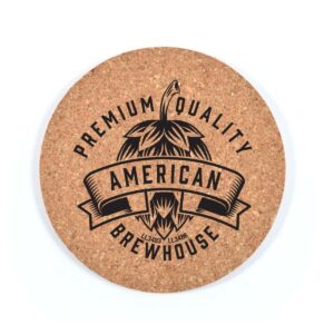 Round Cork Villa Coasters