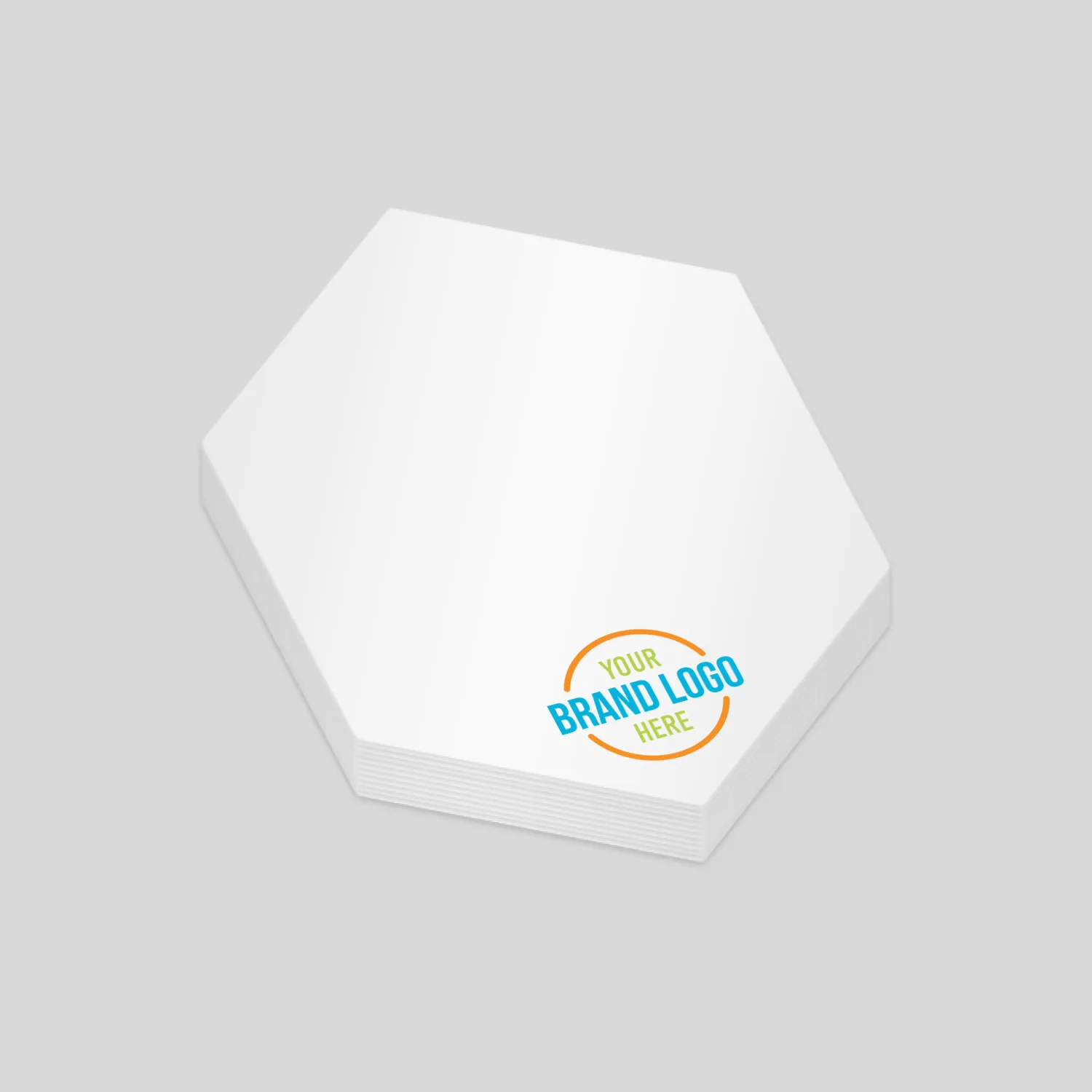 Geo-Hex Custom Sticky Notes