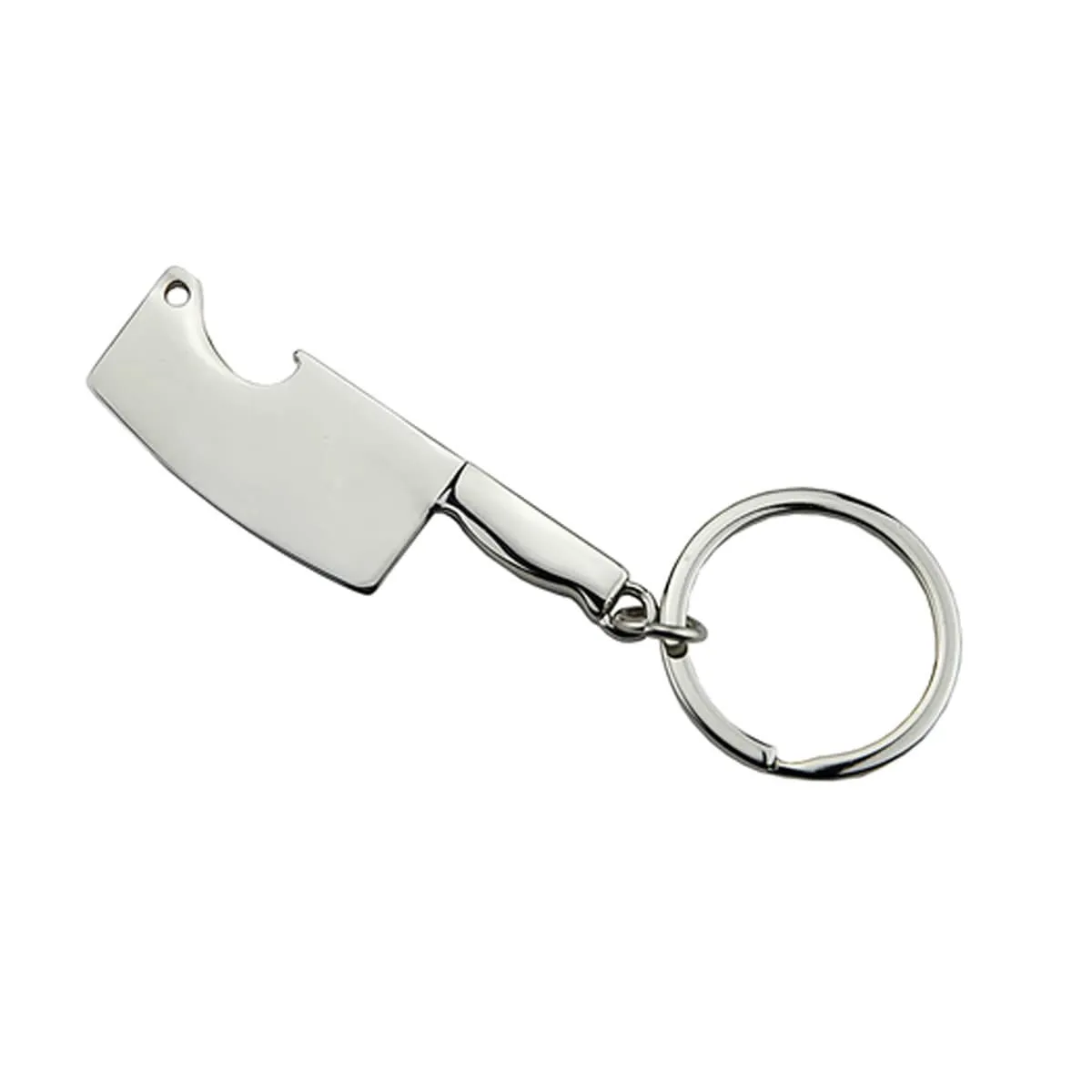 Engraved Cleaver Bottle Opener Keyring