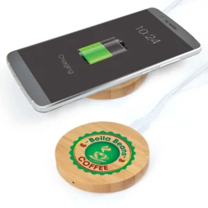 Arc Round Bamboo Wireless Chargers