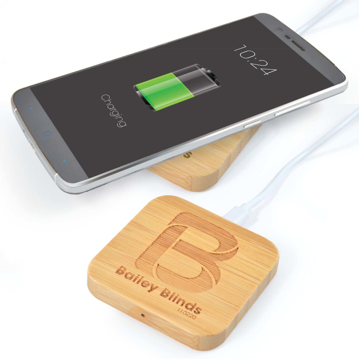 Goole Square Bamboo Wireless Chargers