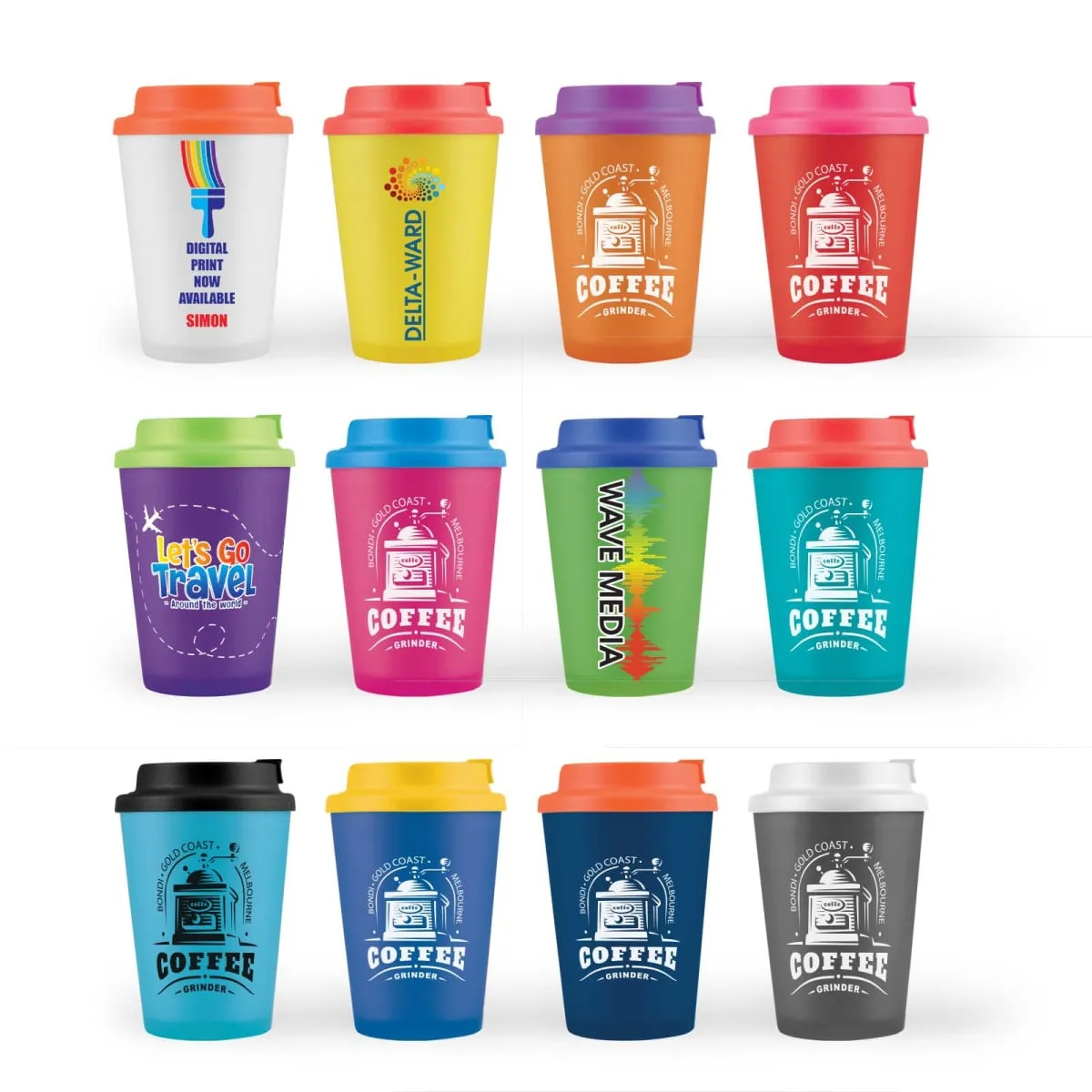 Ely Coffee Cups With Comfort Lid