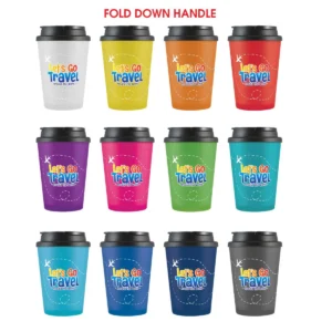 Double-Wall Coffee Cups With Handle