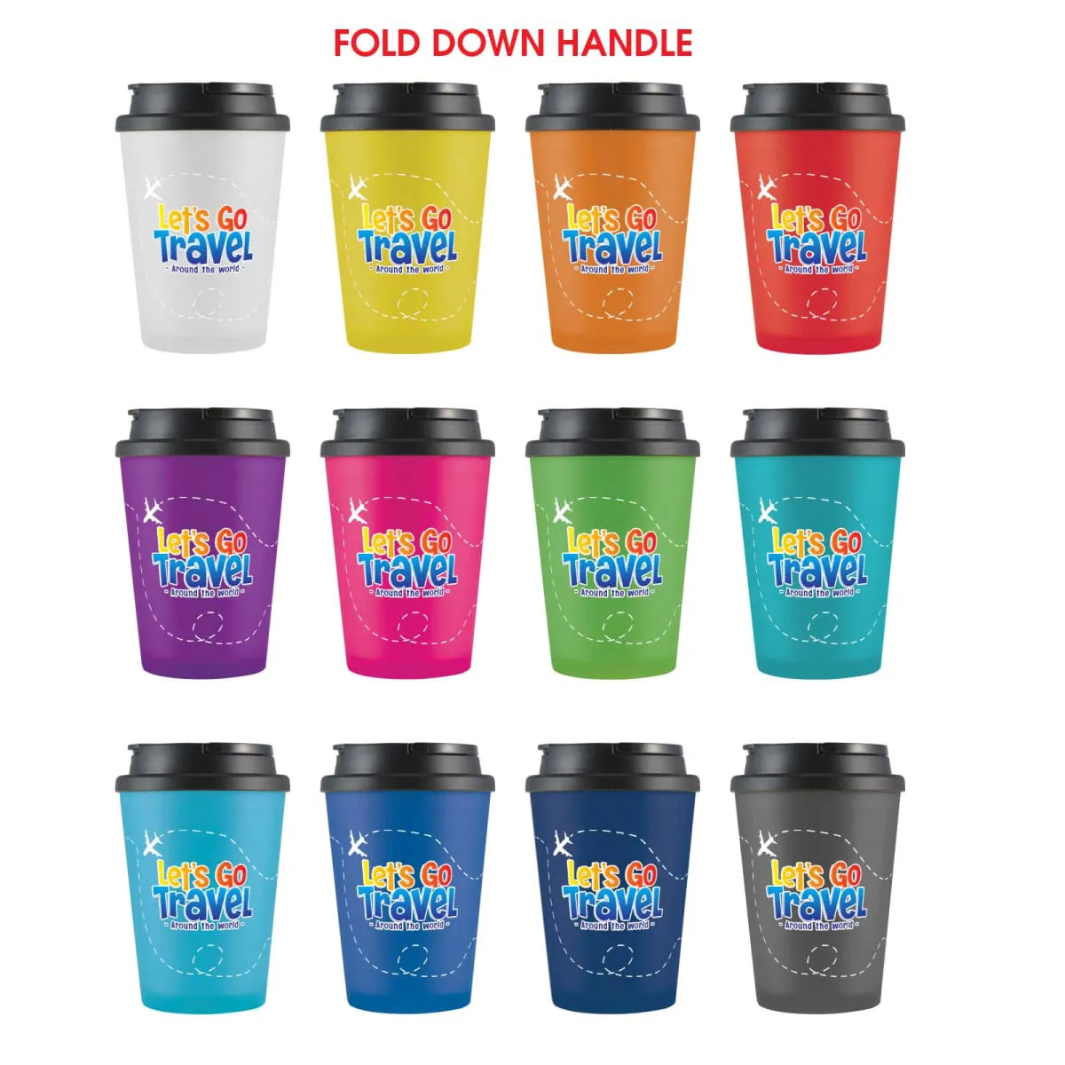 Double-Wall Coffee Cups With Handle