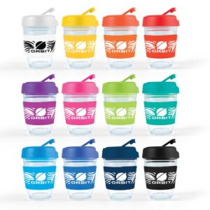 Eco-Friendly Promotional Glass Coffee Cups 320Ml