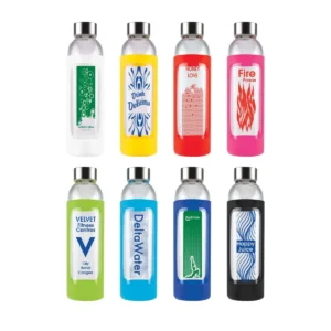 Brianna Glass Bottles With Silicone Sleeve