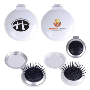 Compact Brush And Mirror Sets
