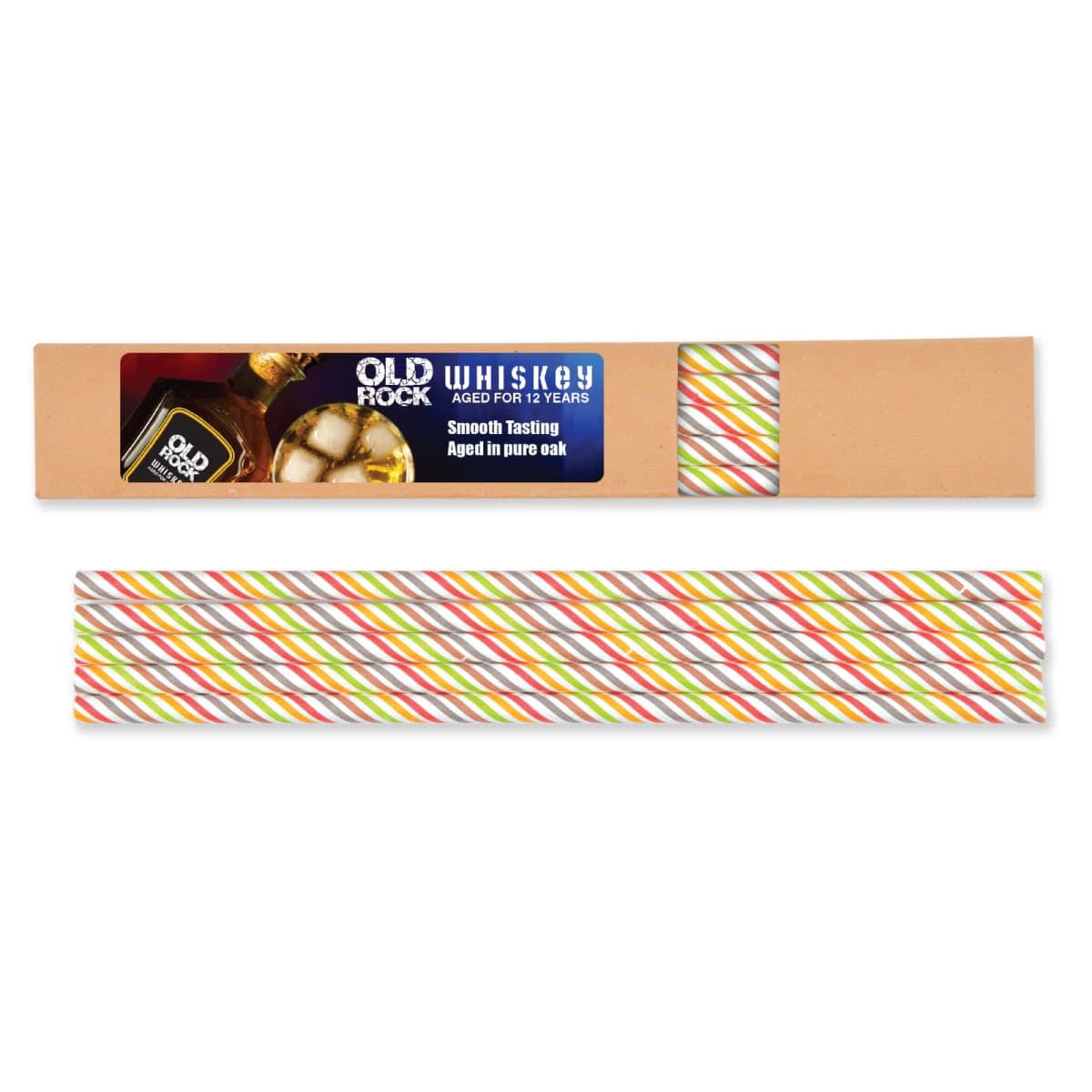 Waxed Paper Straw Box Sets