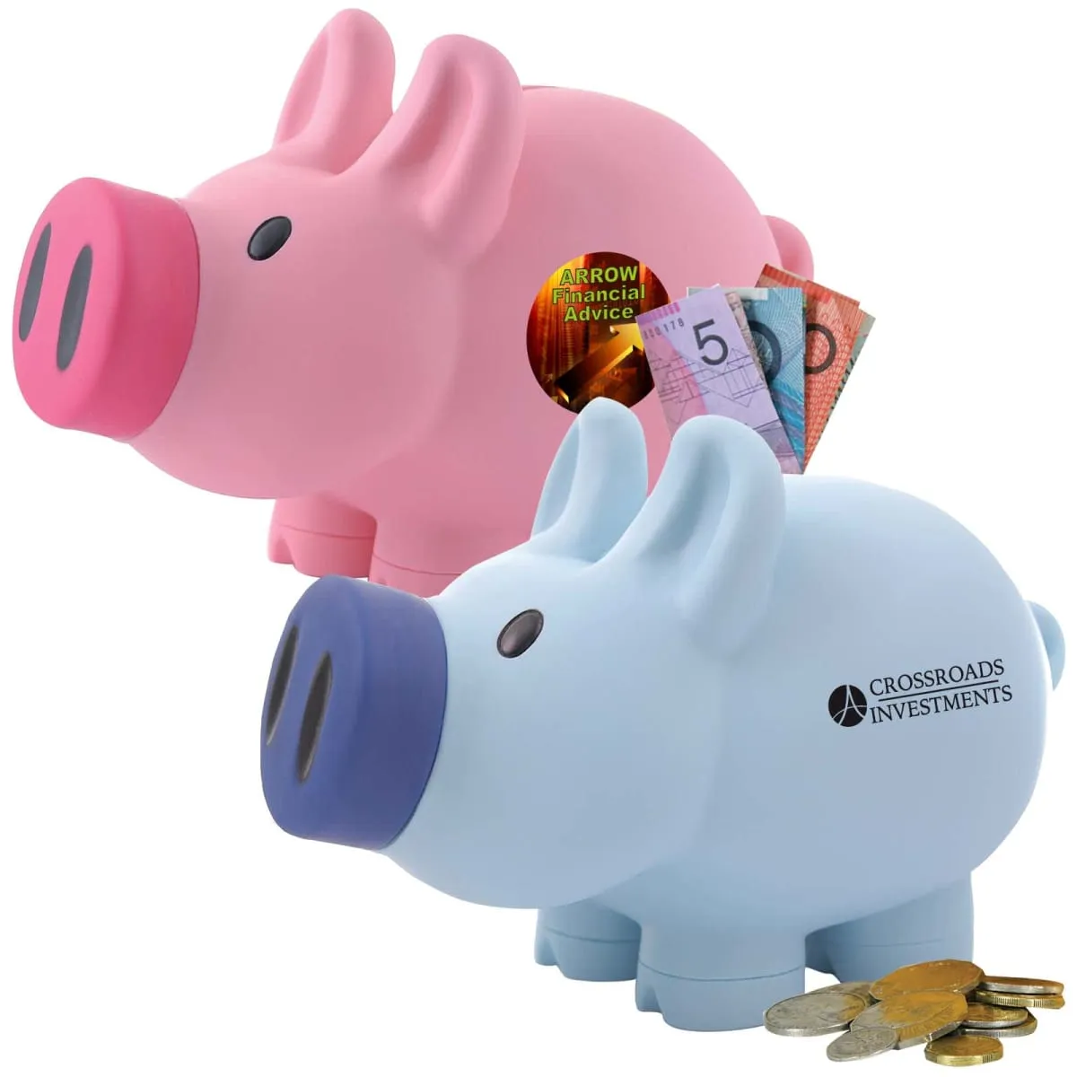 Priscilla & Patrick Pig Coin Banks