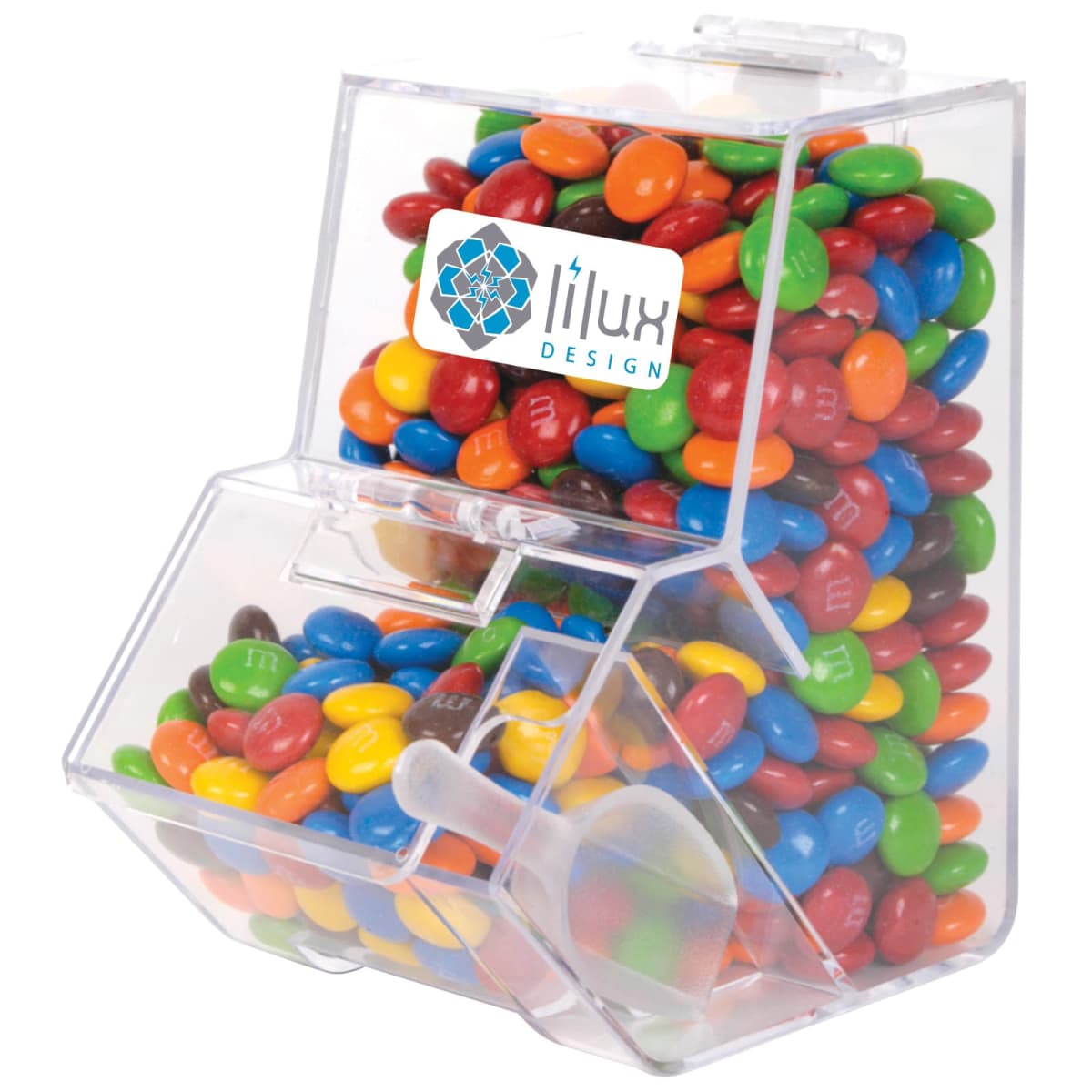 Chocolate M&Ms In Dispenser